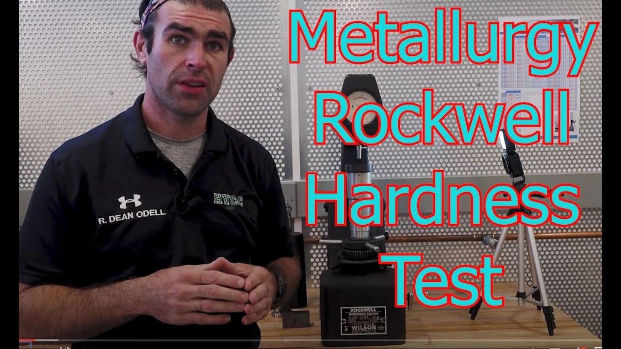 Rockwell Hardness Test Demonstration by R. Dean Odell