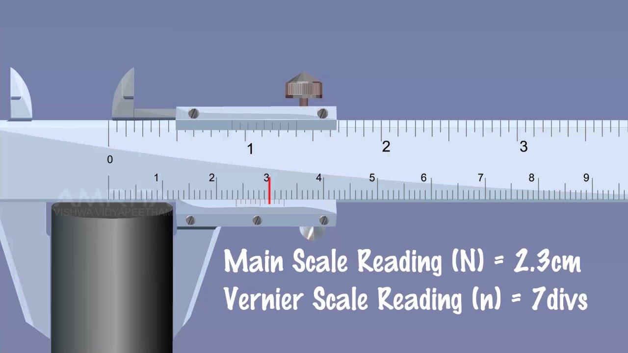 Vernier Calipers by MeitY OLabs, developed by Amrita University and CDAC Mumbai