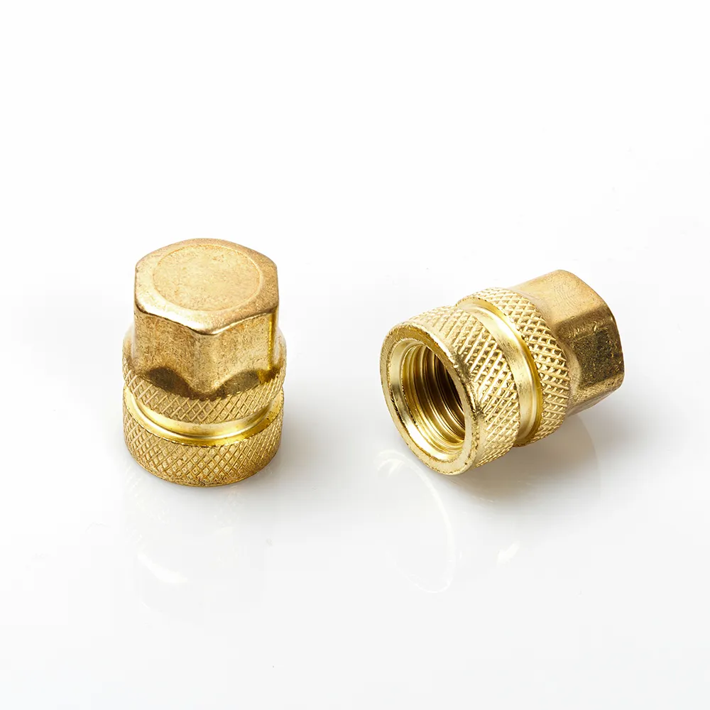 Brass Knurled Inserts Fasteners for High Voltage Electrical