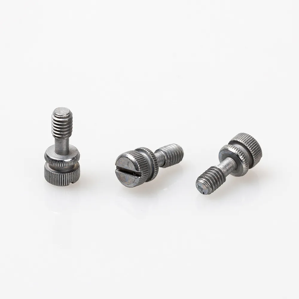 Knurled cover fastener for a product-review discussion