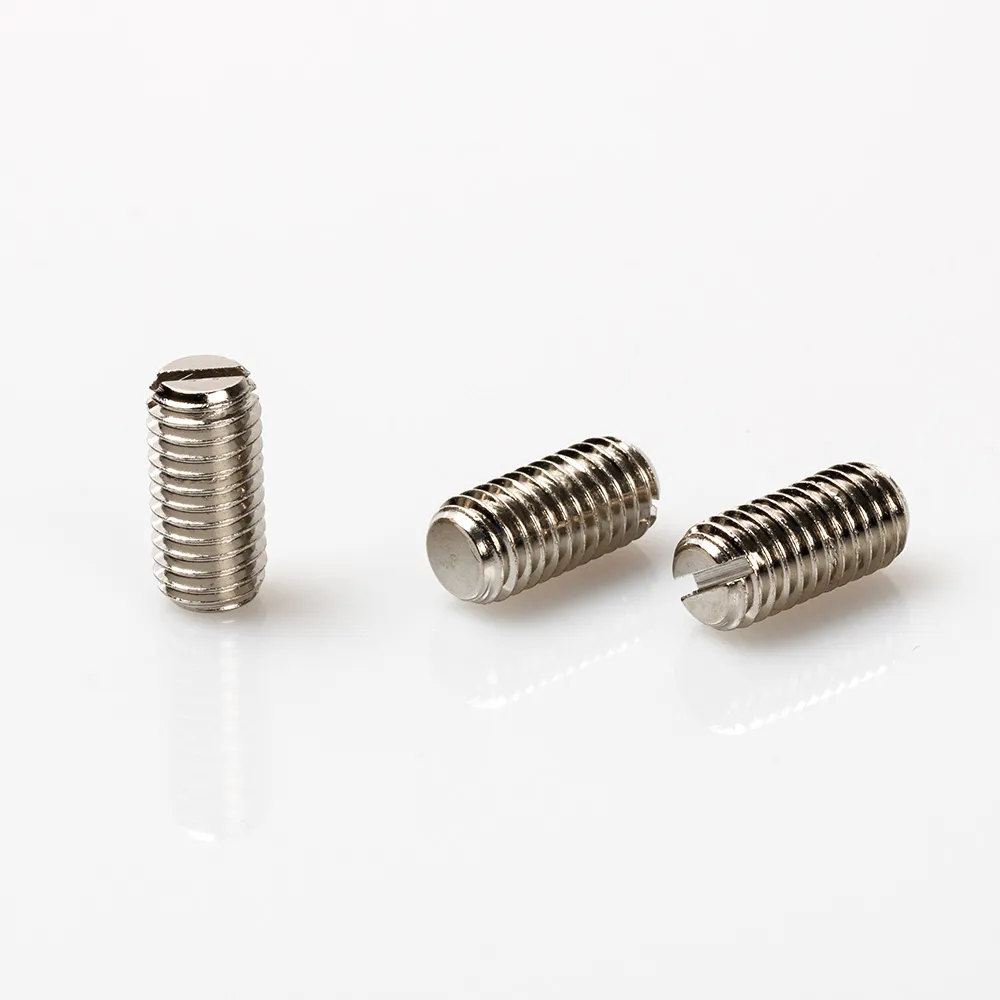 Slotted Set Screws for Meter Shaft & Component Locking
