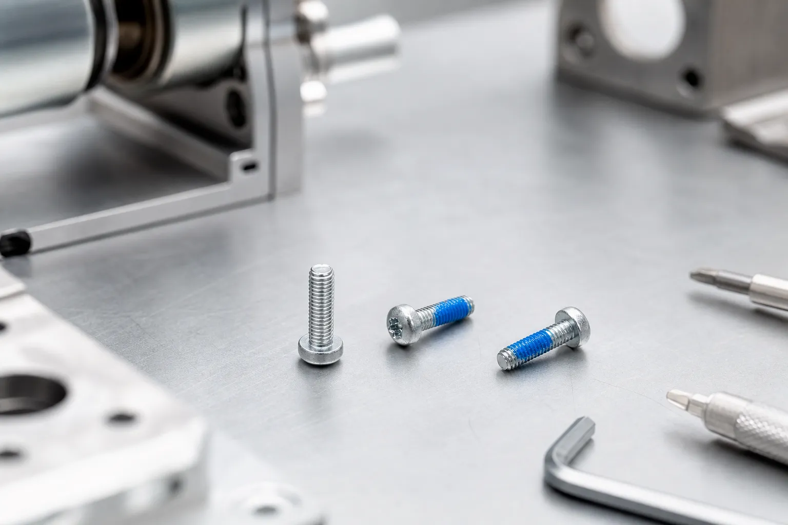 What do Torx screws with nylon patch add to a meter assembly?