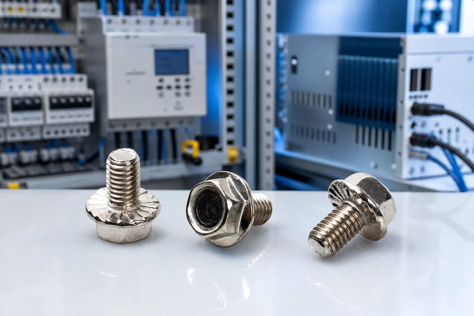 Square-Head Bolts for Terminal Blocks: Washer and Clearance Inputs interface review